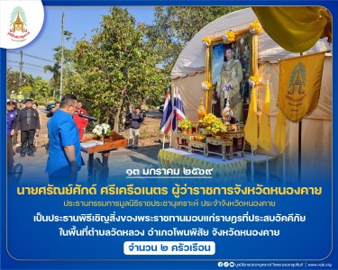 นายศรัณย์ศักด์ ศรีเครือเนตร ผู้ว่าราชการจังหวัดหนองคาย ... พารามิเตอร์รูปภาพ 1